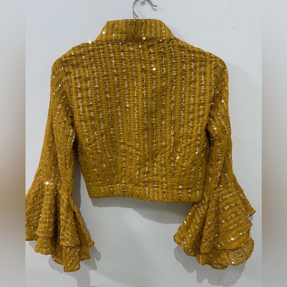 Coord set with mustard yellow top and skirt and you can buy separate as well - Picture 3 of 15